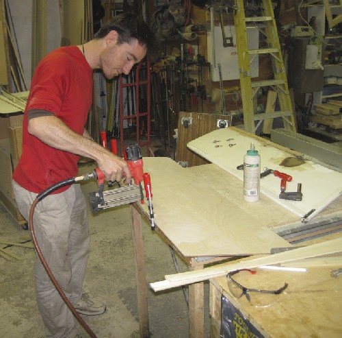 Making a new windvane for the self steering gear