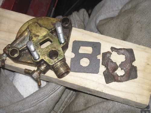 Cleans up ok! Had to make a new gasket as you can see