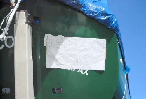 Mock-up of the new name, Teleport