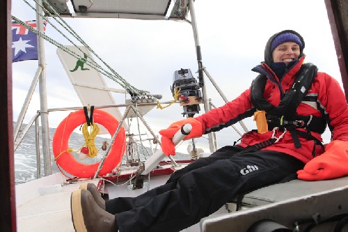 Jess pretending that she feels wonderful