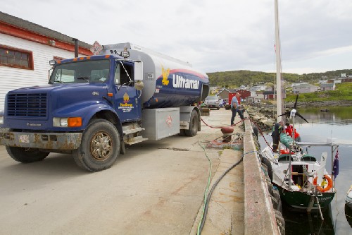 Filling up from a tanker truck no less!
