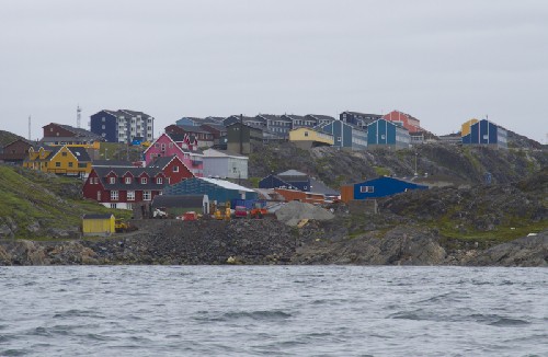 All the multicoloured houses of Nuuk!