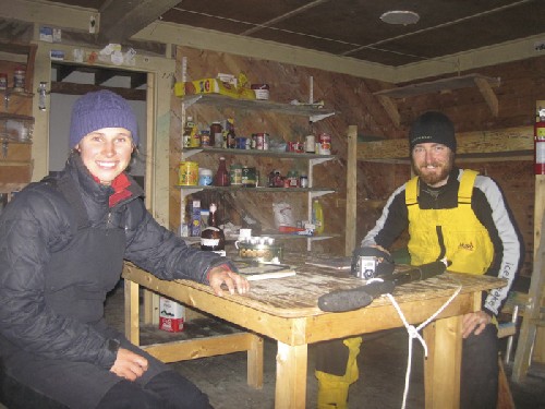 Inside the Hudson Bay Trading post at Fort Ross