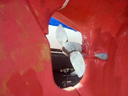 The prop - variable pitch.