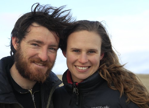 Chris and Jess - check out the beard!