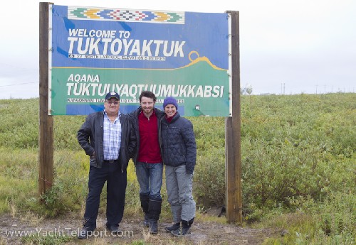Us with the Mayor of Tuk