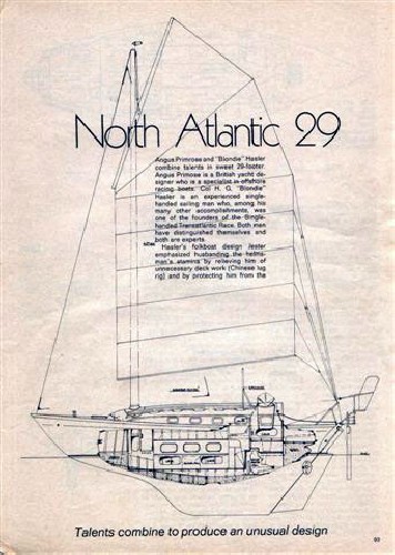 Lines plans - She\'s a North Atlantic 29