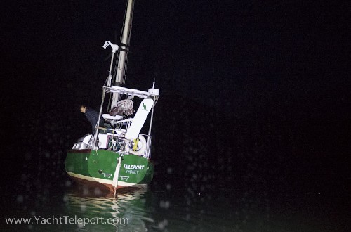 Teleport aground! Whoops!