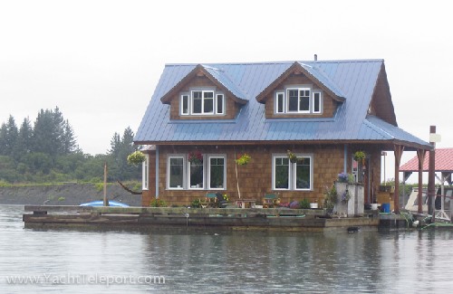 Cute floating houses